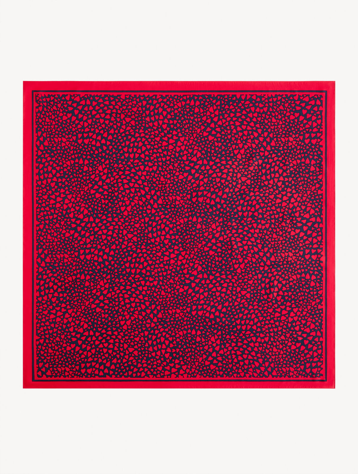 Talbots FLOWING HEARTS SQUARE SCARF