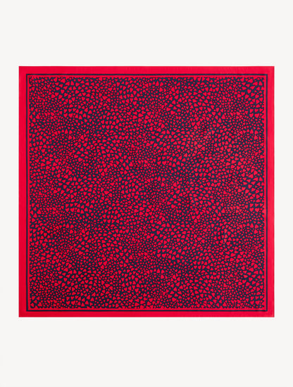 Talbots FLOWING HEARTS SQUARE SCARF