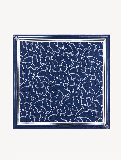 Talbots SIMPLE ROPE SQUARE SCARF