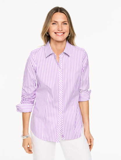 Talbots NON-IRON PERFECT SHIRT - AVENUE STRIPE