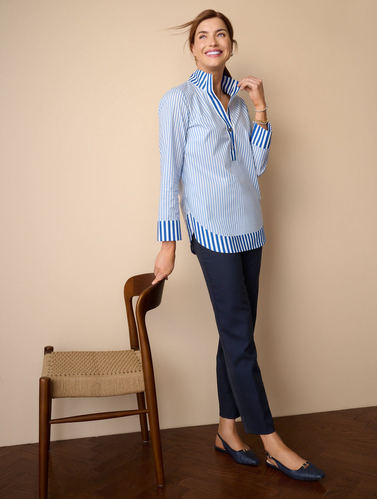 Talbots BEAUTY STRIPE TUNIC