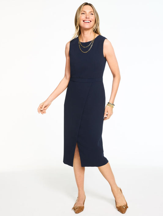 Talbots POLISHED CREPE SHEATH DRESS