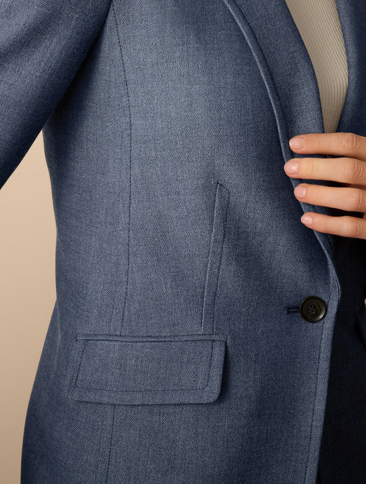 Talbots REFINED DENIM BLAZER
