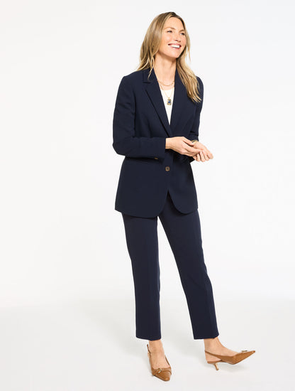 Talbots TAPERED ANKLE POLISHED CREPE PANTS
