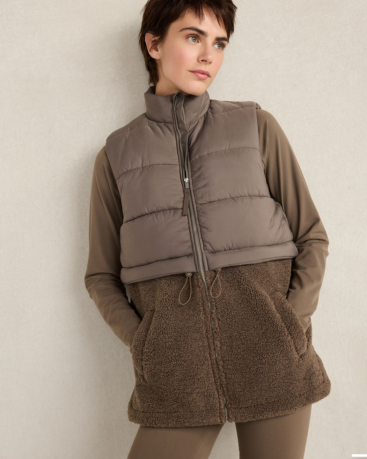 Talbots SHERPA PUFFER VEST