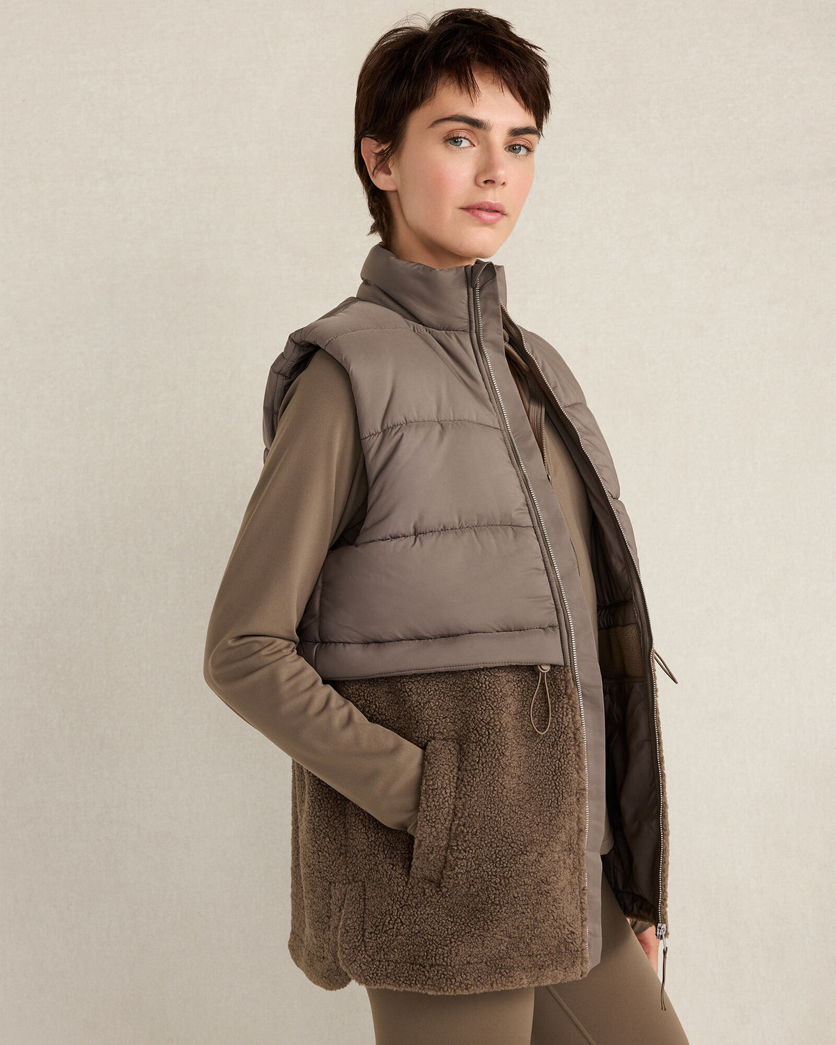 Talbots SHERPA PUFFER VEST
