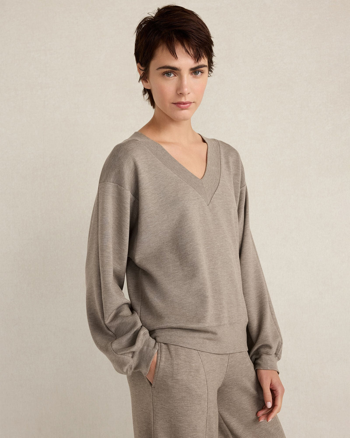 Talbots SOFT KNIT V-NECK TOP