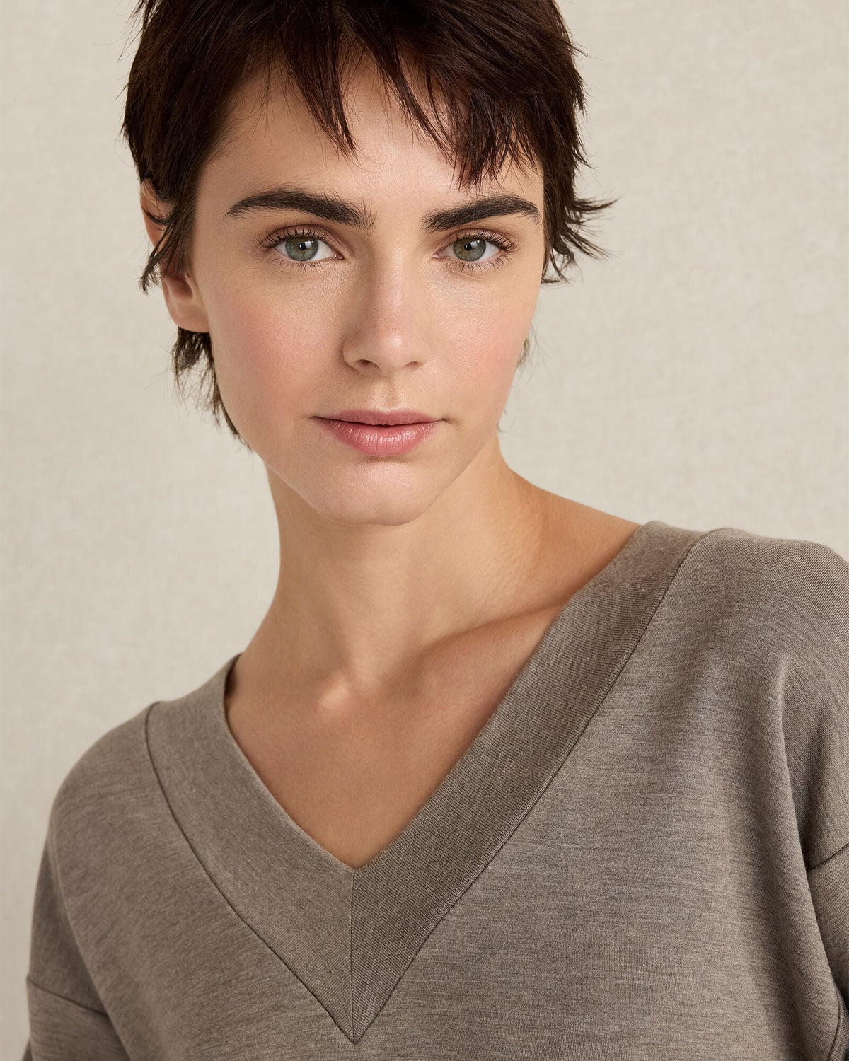 Talbots SOFT KNIT V-NECK TOP