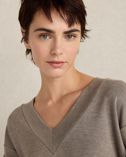 Talbots SOFT KNIT V-NECK TOP