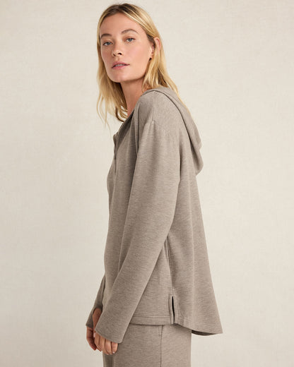 Talbots SOFT KNIT HALF-ZIP HOODIE