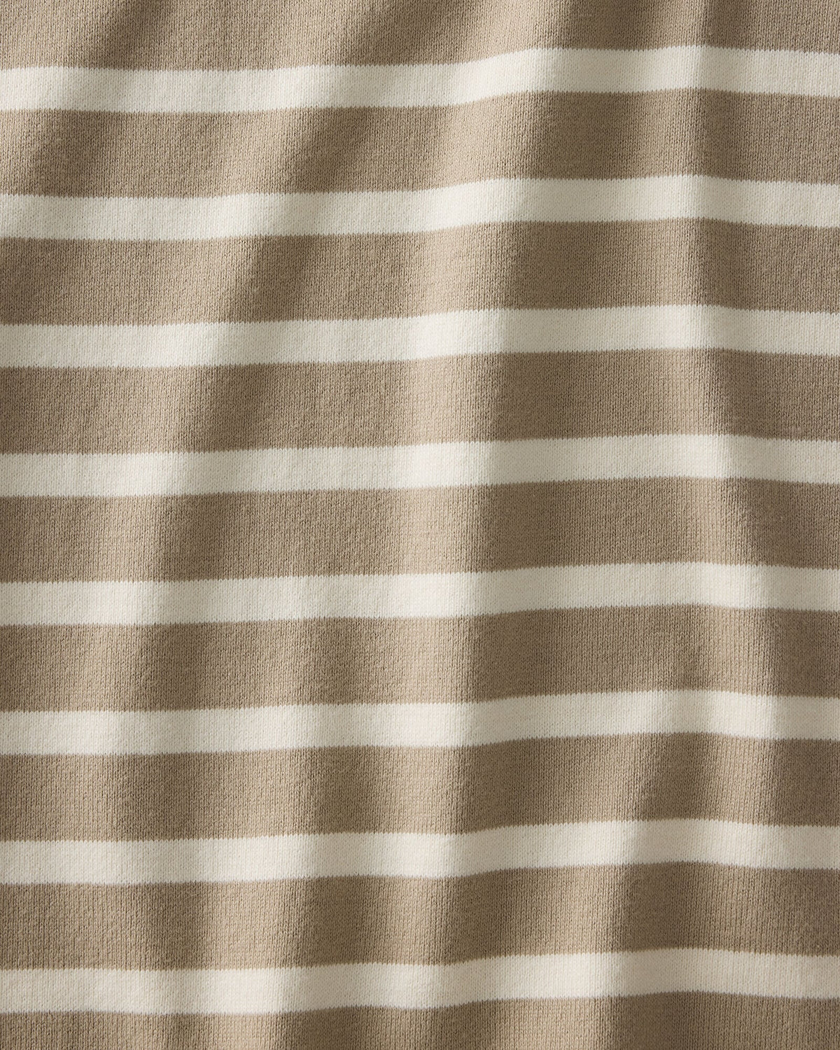 Talbots ORGANIC COTTON FUNNEL NECK STRIPED PULLOVER