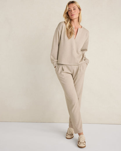 Talbots DOUBLE KNIT PLEATED PANTS