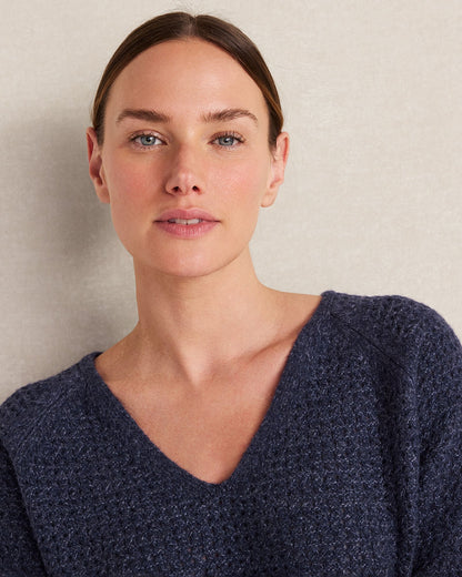 Talbots MERINO WOOL BLEND V-NECK SWEATER