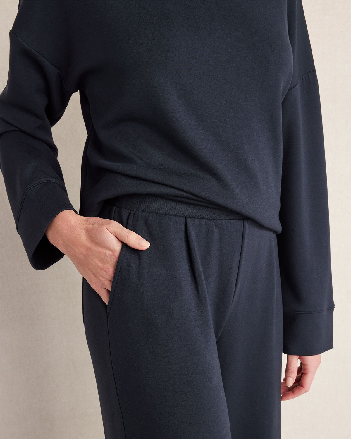 Talbots SOFT KNIT WIDE LEG PLEATED PANTS
