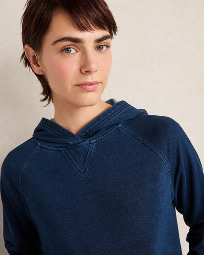 Talbots INDIGO COTTON TERRY HOODIE