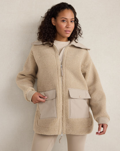 Talbots SHERPA OVERSIZED JACKET