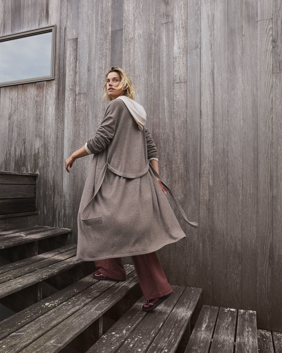 Talbots CASHMERE BELTED DUSTER