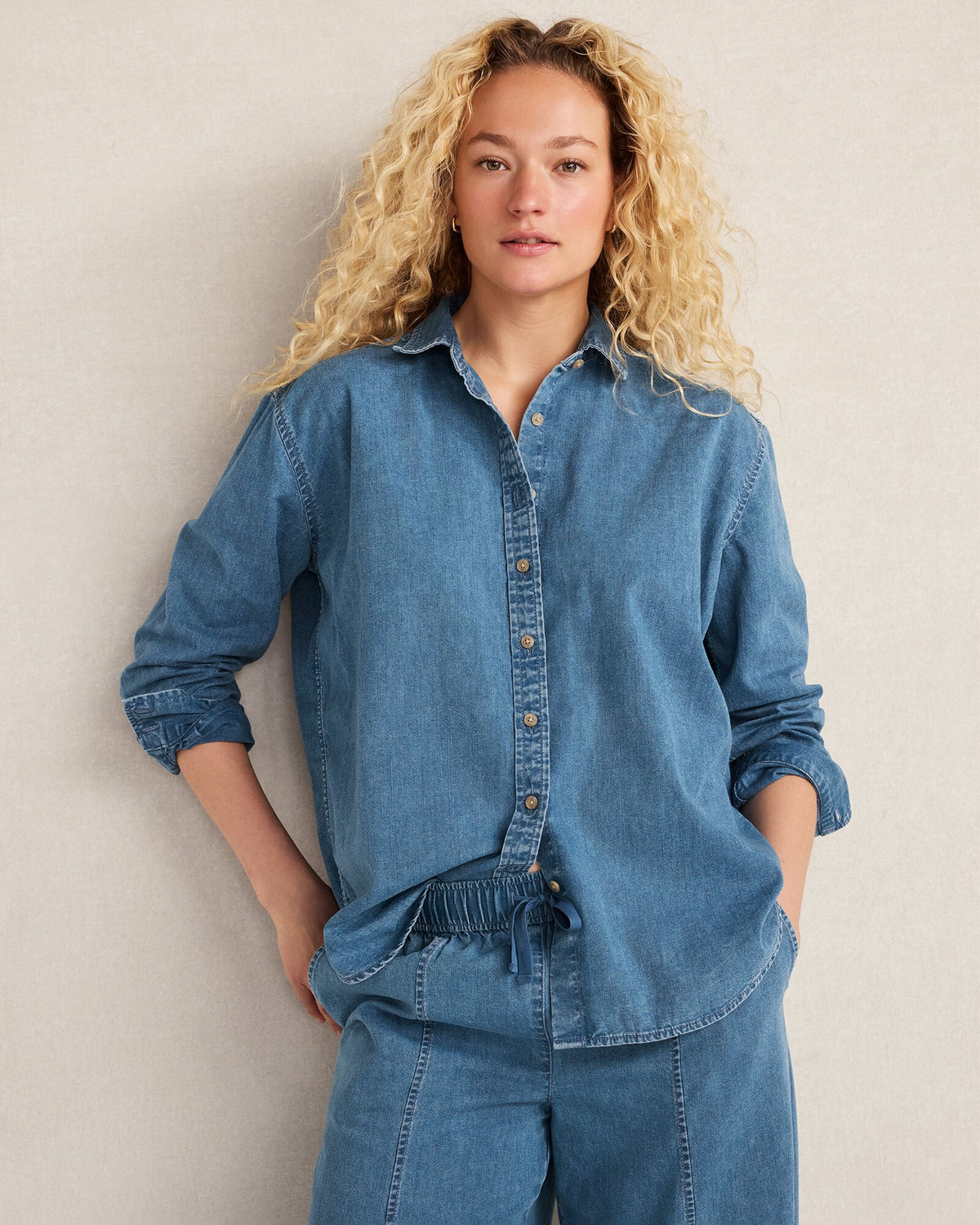 Talbots THE DAILY SHIRT IN ORGANIC COTTON DENIM