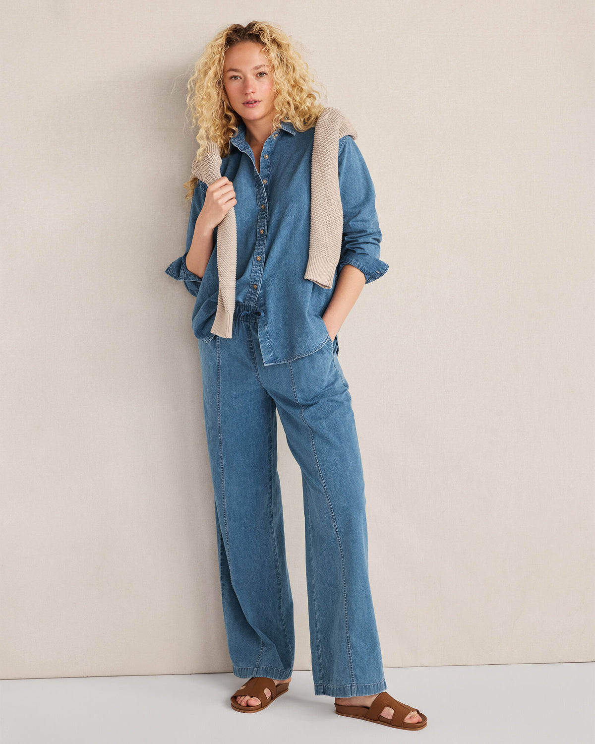 Talbots THE DAILY SHIRT IN ORGANIC COTTON DENIM