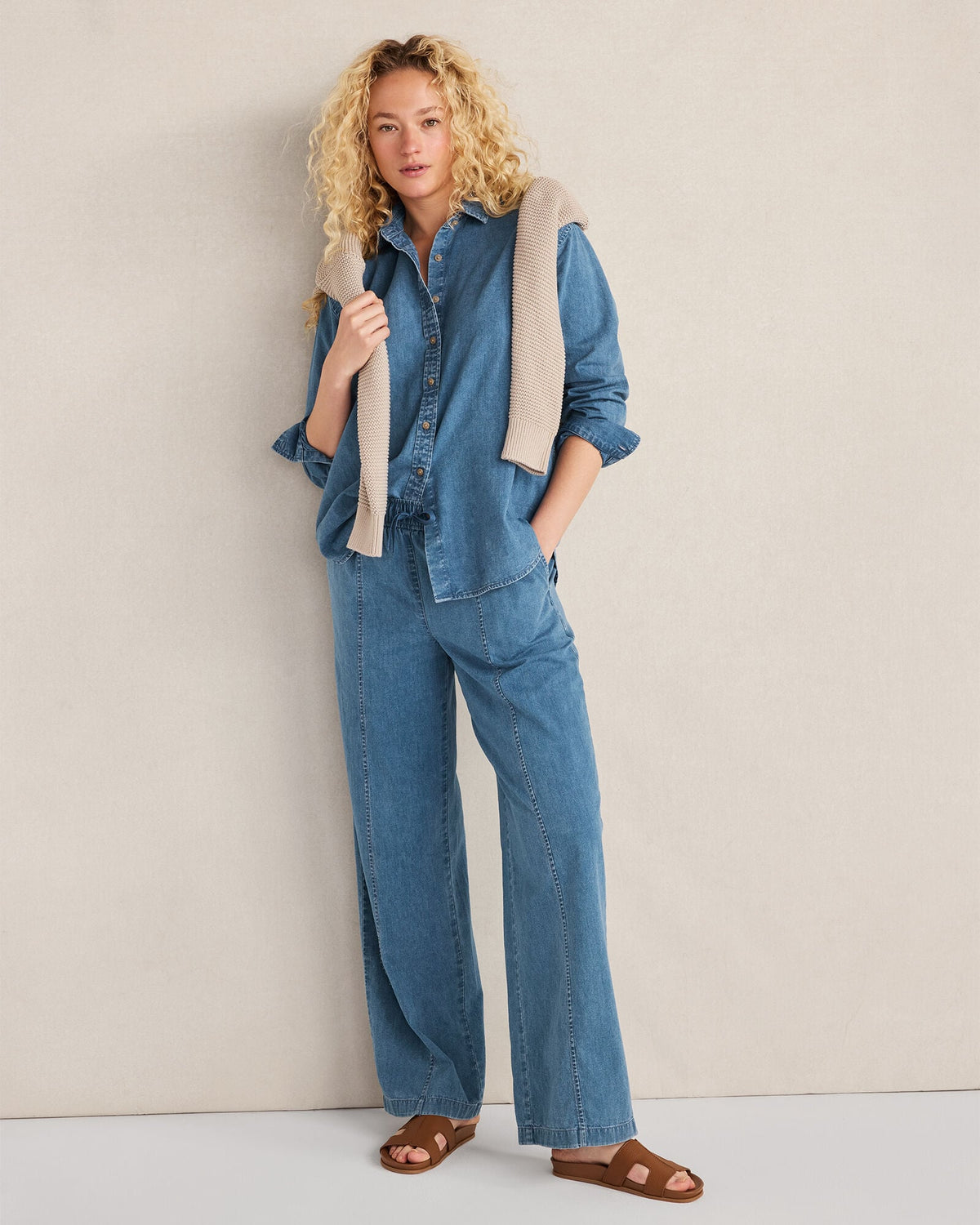Talbots THE DAILY SHIRT IN ORGANIC COTTON DENIM