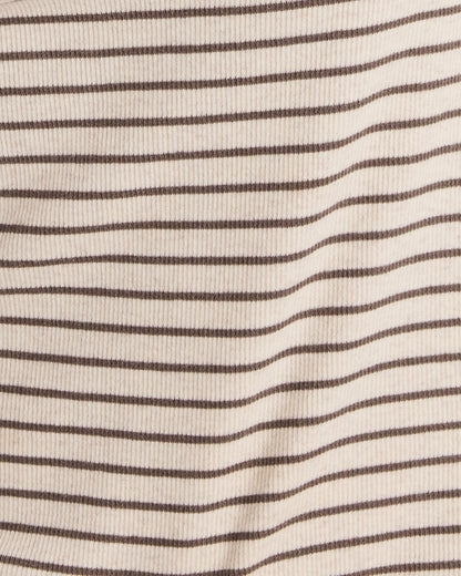Talbots ORGANIC COTTON STRIPED RACERBACK TANK