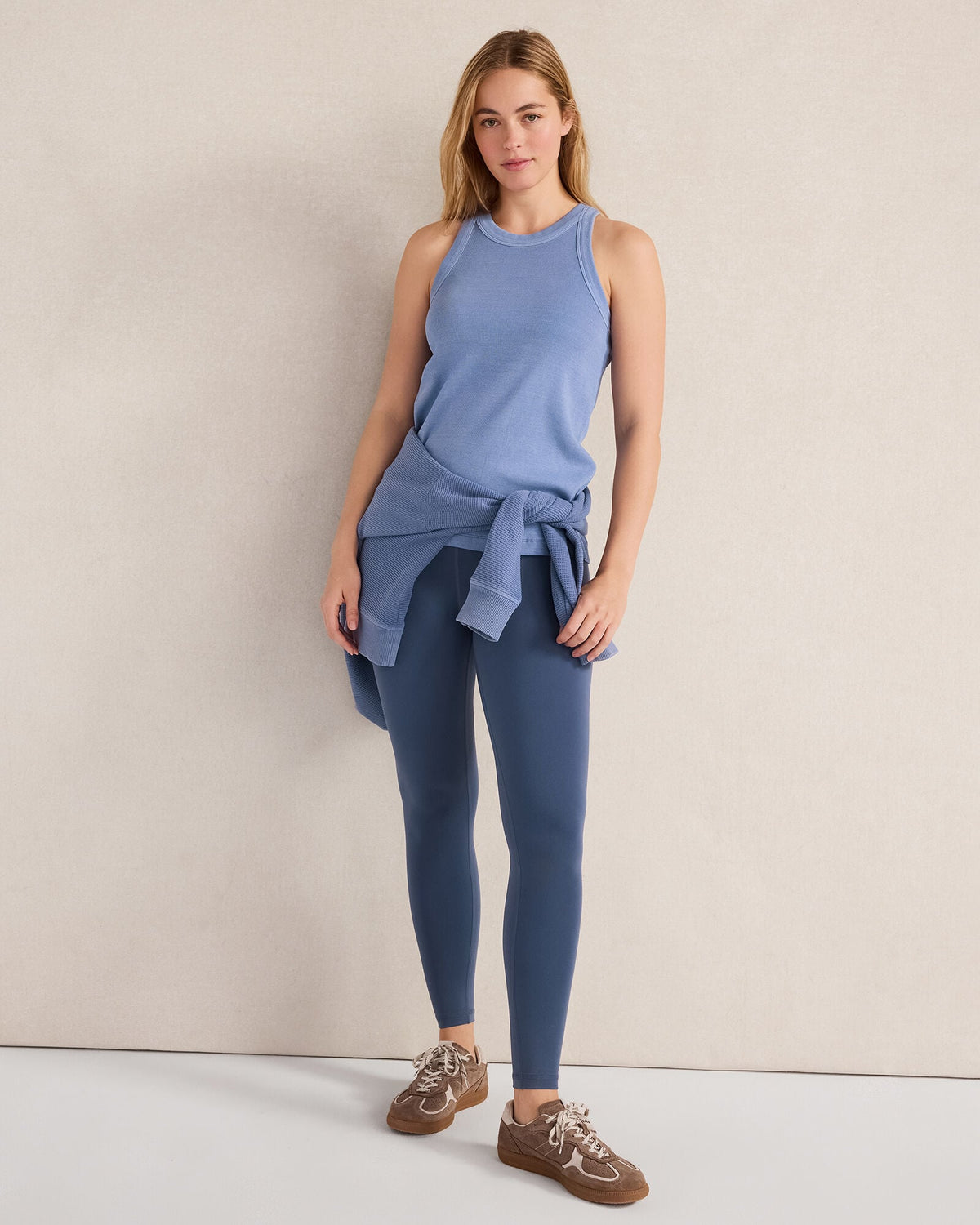 Talbots GARMENT-DYED ORGANIC COTTON RACERBACK TANK