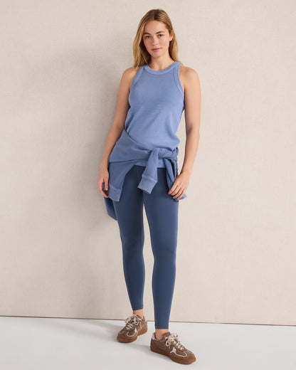 Talbots GARMENT-DYED ORGANIC COTTON RACERBACK TANK