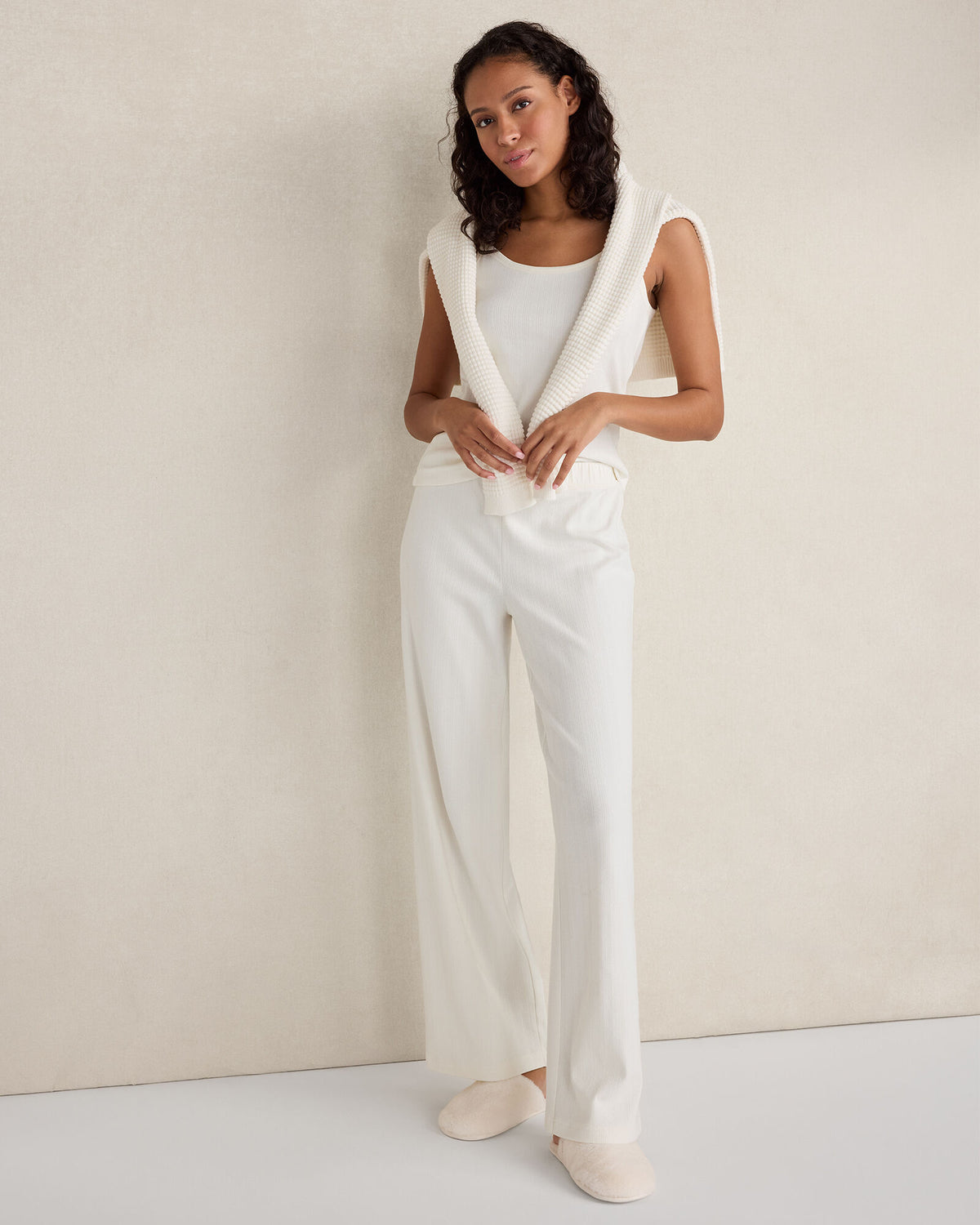 Talbots ORGANIC COTTON POINTELLE PANTS