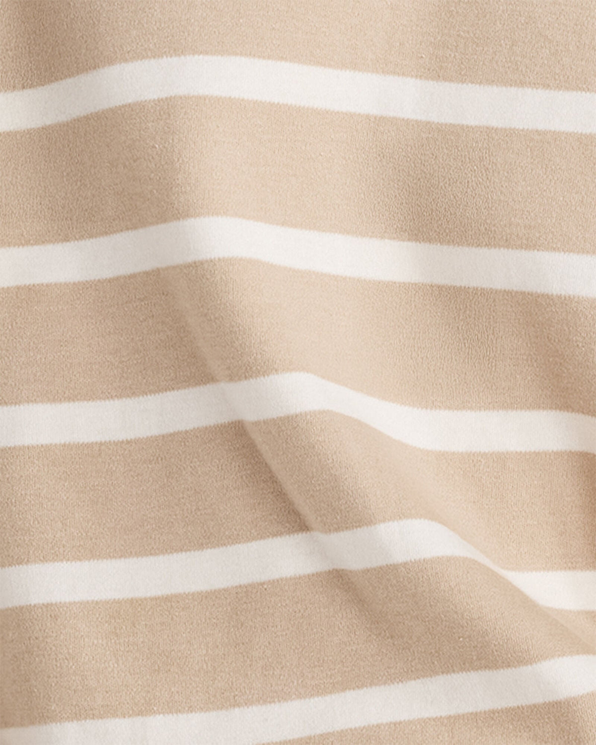 Talbots BRUSHED COTTON INTERLOCK STRIPE CREWNECK