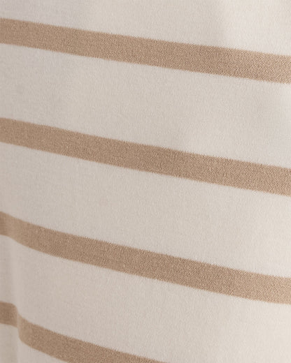 Talbots BRUSHED COTTON INTERLOCK STRIPE PANTS